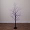 5ft. Pre-Lit Halloween Black Twig Artificial Tree with 240 Orange & Purple LED Lights